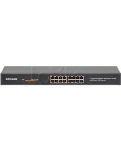 Коммутатор PoE 16-портовый Beward STW-16P8 в Люберцах Коммутаторы Pintop.ru