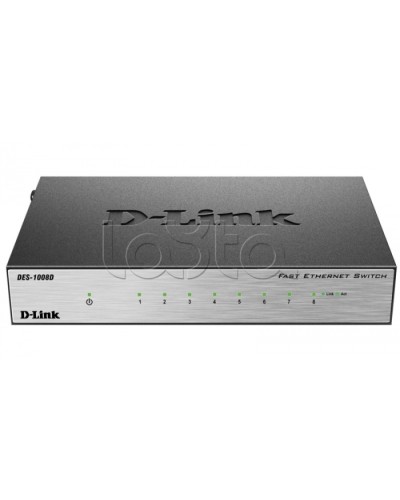 Коммутатор D-Link DES-1008D/L2B в Люберцах Коммутаторы Pintop.ru