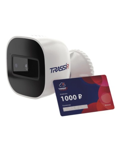 IP-камера видеонаблюдения уличная TRASSIR CloudBulletWifi в Люберцах IP-камеры Pintop.ru